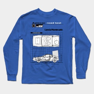 MONTECARLO - road test data Long Sleeve T-Shirt